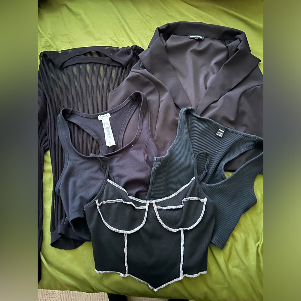 5 Various Black tops